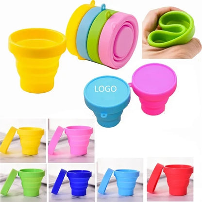 Collapsible Silicone Cup with Lid