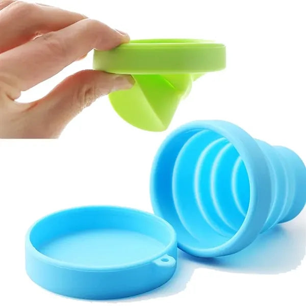 Collapsible Silicone Cup with Lid