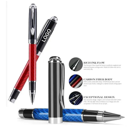 Carbon Fiber Barrel Ballpoint Pen