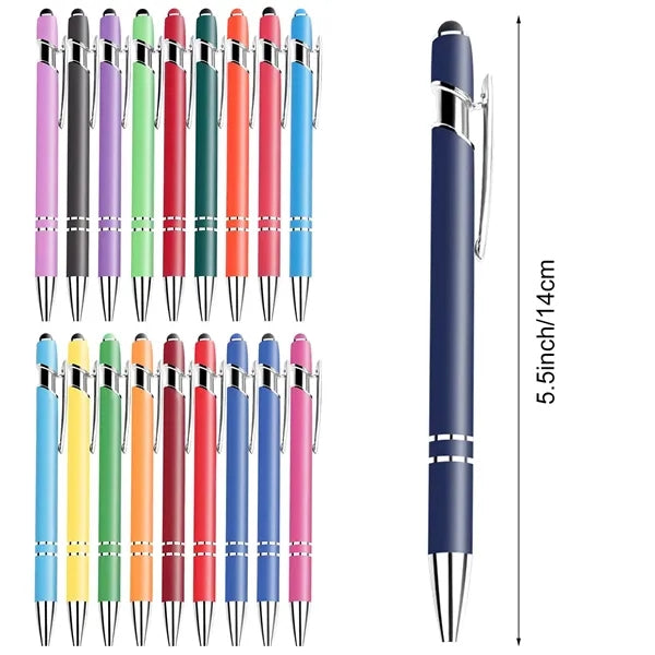 2 in 1 Stylus Metal ballpoint Pen