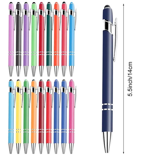 2 in 1 Stylus Metal ballpoint Pen