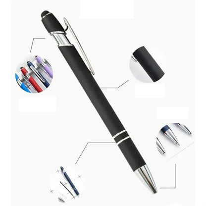 2 in 1 Stylus Metal ballpoint Pen