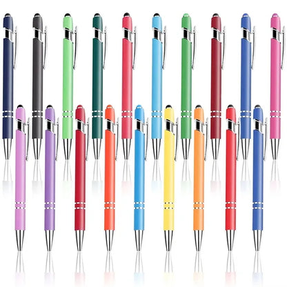 2 in 1 Stylus Metal ballpoint Pen
