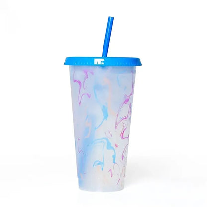 24oz PP full Color Printing Tumbler Color-changing Cup