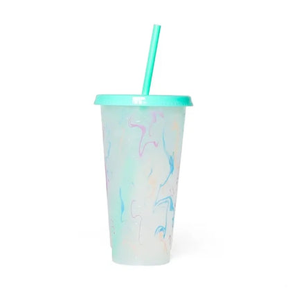 24oz PP full Color Printing Tumbler Color-changing Cup