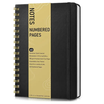 A5 Hardcover Spiral Diary