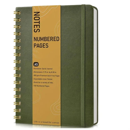 A5 Hardcover Spiral Diary