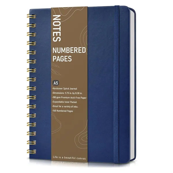 A5 Hardcover Spiral Diary