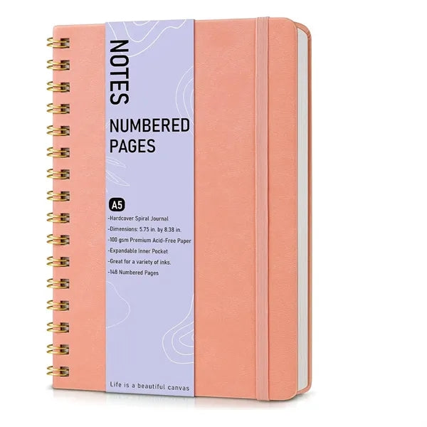 A5 Hardcover Spiral Diary