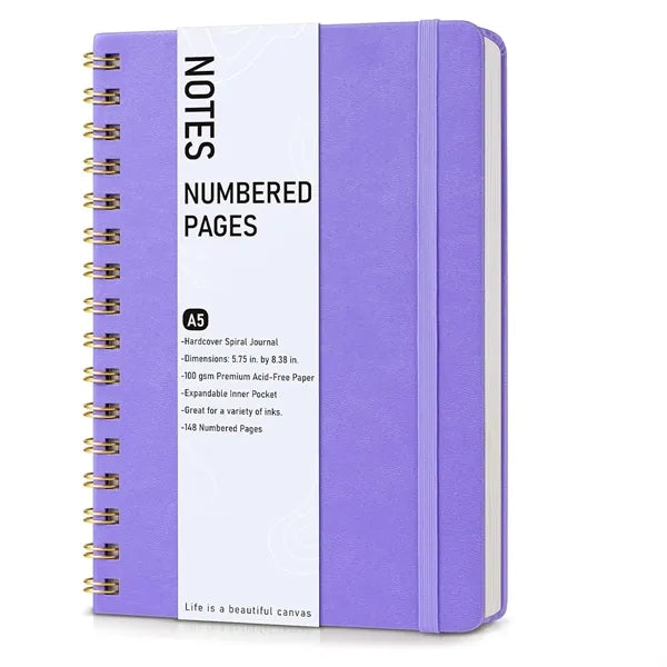 A5 Hardcover Spiral Diary