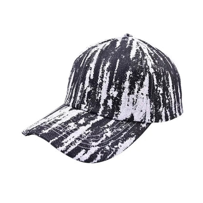 Tie Dye Printed Baseball Cap