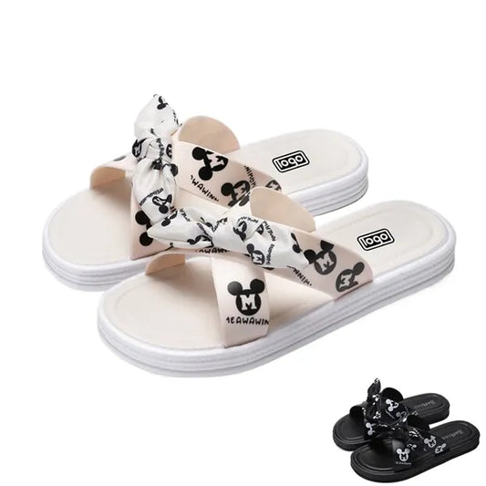 Ladies' Bow Waterproof Quick Drying Slippers