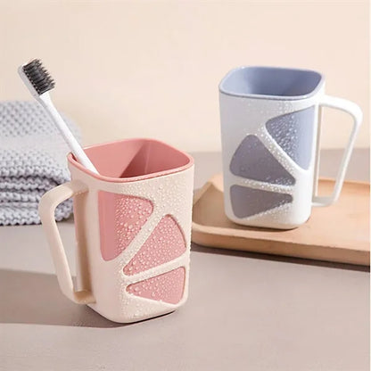 13Oz Minimalist Home Lemon Mouthwash Cup