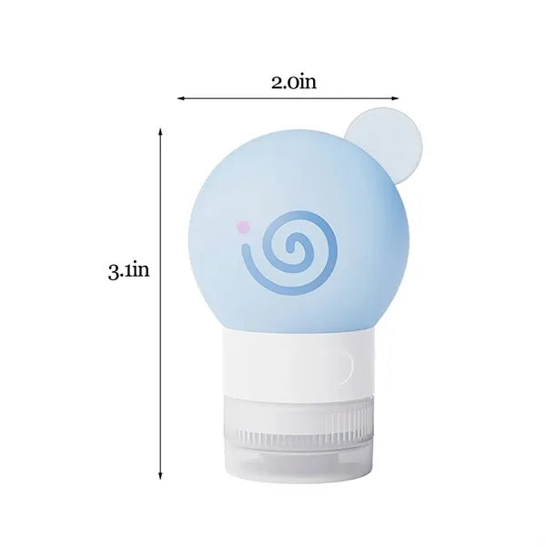 Leak-Proof Silicone Travel Cosmetic Bottle