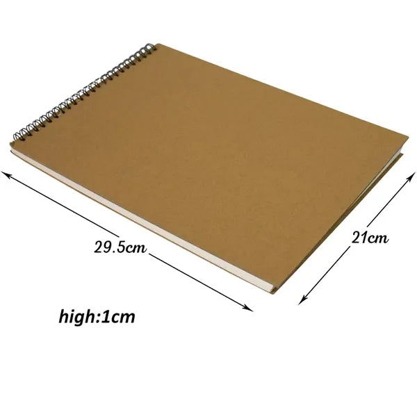 A4 Top Spiral Bound Sketch Pad
