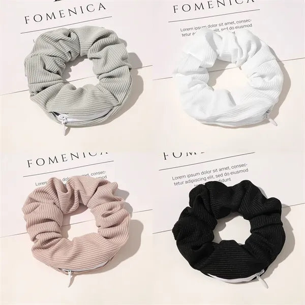 Elastics Hair Band Accessories With Hidden Pocket