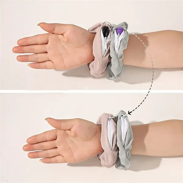 Elastics Hair Band Accessories With Hidden Pocket