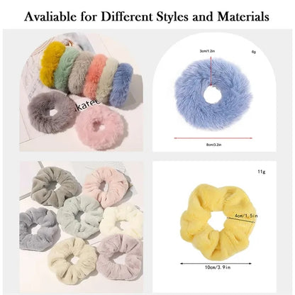 Full- Color Printed Custom Elastics Scrunchies