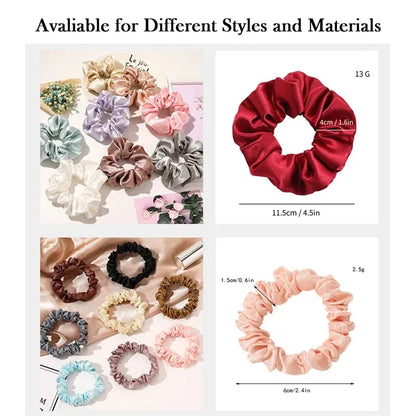 Full- Color Printed Custom Elastics Scrunchies
