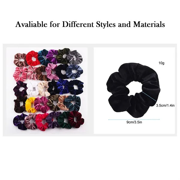Full- Color Printed Custom Elastics Scrunchies