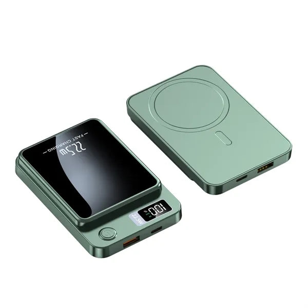 Fast Charging Magnetic Wireless Power Bank