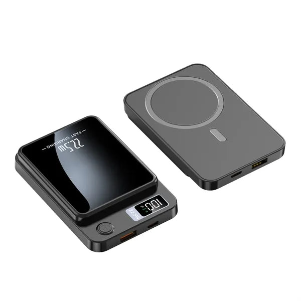 Fast Charging Magnetic Wireless Power Bank