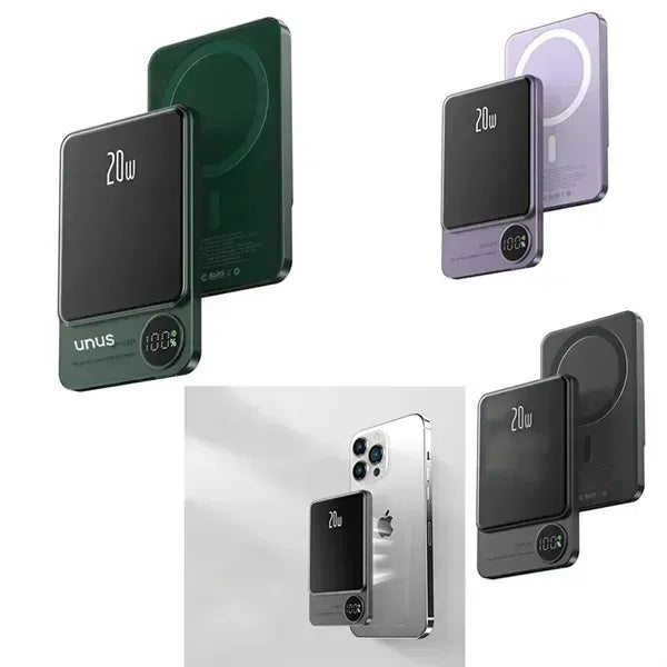 Fast Charging Magnetic Wireless Power Bank