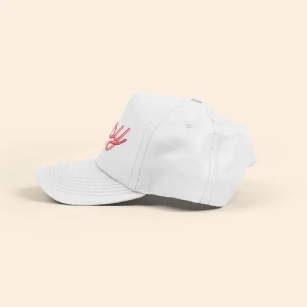 5-PANEL HAT - CURVED BRIM - STRUCTURED - POLY TWILL