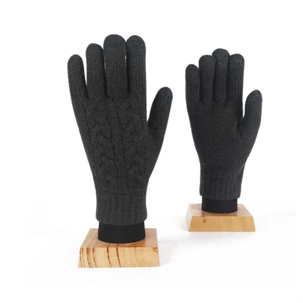 Winter Knit Touchscreen Gloves