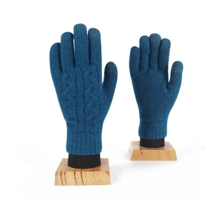 Winter Knit Touchscreen Gloves