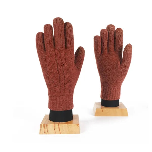 Winter Knit Touchscreen Gloves