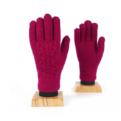 Winter Knit Touchscreen Gloves