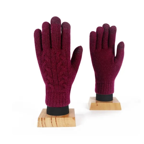Winter Knit Touchscreen Gloves