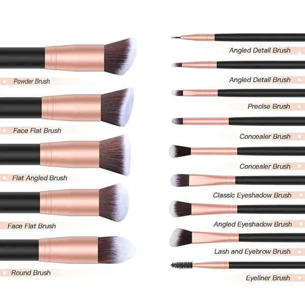 14 Pcs Makeup Brush Set