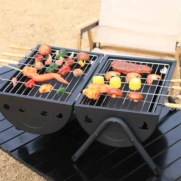 portable Double Capacity BBQ Grill
