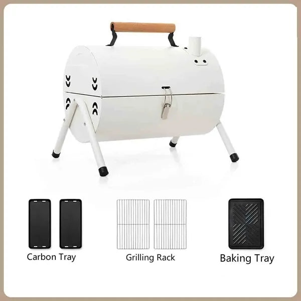 portable Double Capacity BBQ Grill