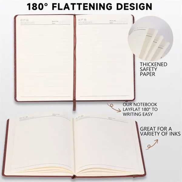 Hardcover PU Leather Book Journal 5.7" x 8.3"