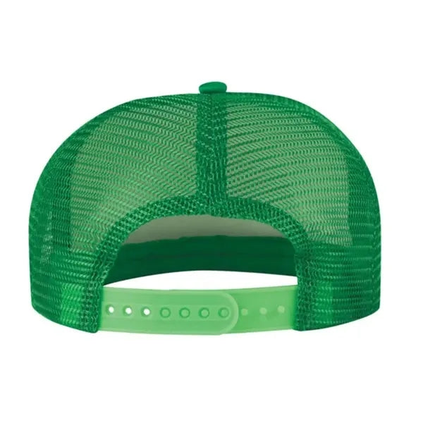 Two-Color Printable Flat Bill Trucker Cap