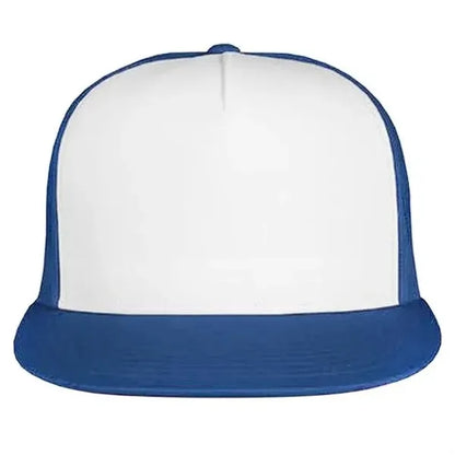 Two-Color Printable Flat Bill Trucker Cap