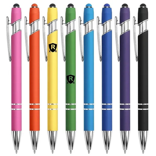 Retractable Ballpoint Pen with Stylus tip
