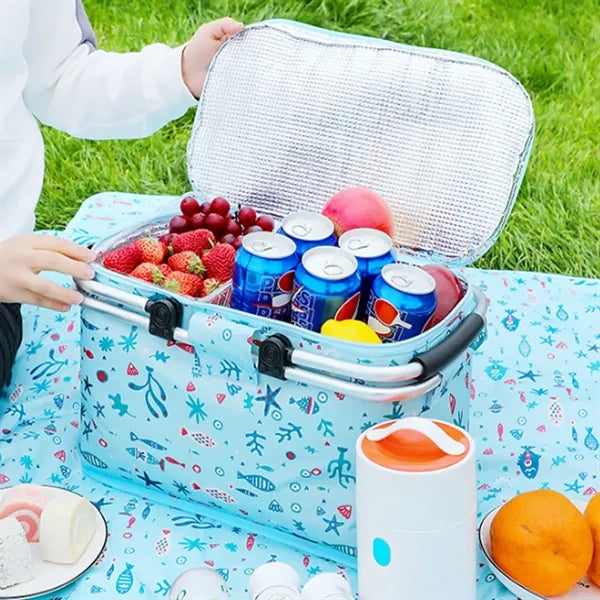 Folding Picnic Basket