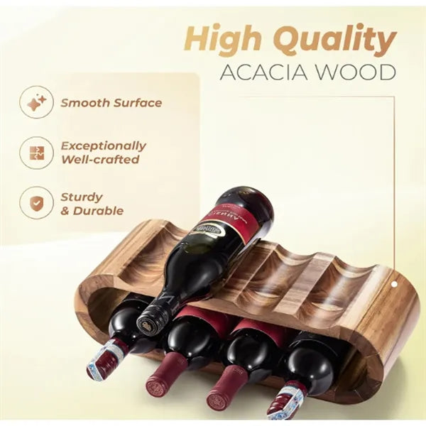 Wooden Countertop Wine Rack