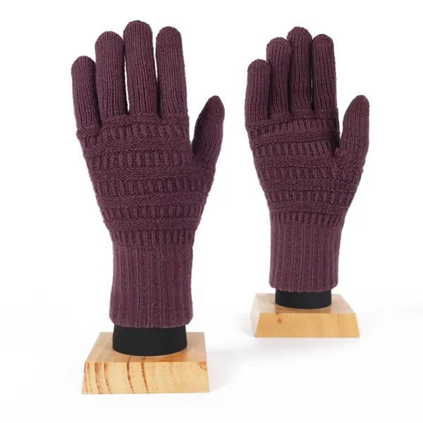 Winter Touchscreen Knit Gloves