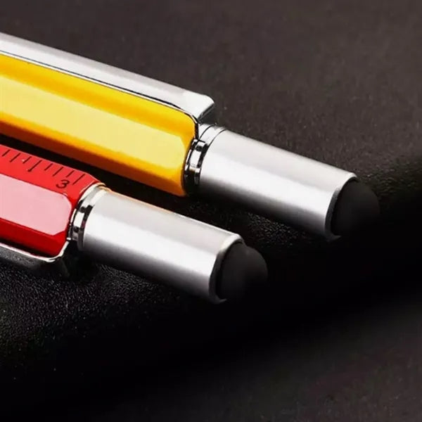 Multifunction Stylus Tool Pen With Ruler Level Screwdriver