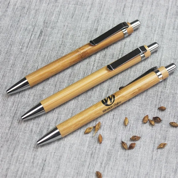 Eco Friendly Bamboo Ballpoint Pen For Office School Business
