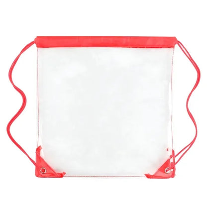 CLEAR DRAWSTRING BACKPACK