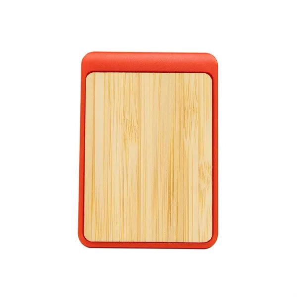 MAGNETIC CLIP WITH BAMBOO ACCENT