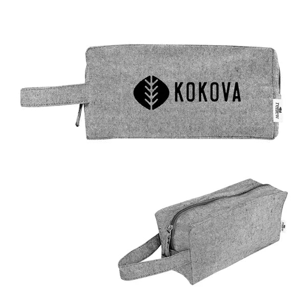 Brooke Recycled Cotton Toiletry Bag