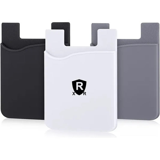Silicone Stick on Wallet Sleeve for Credit Card