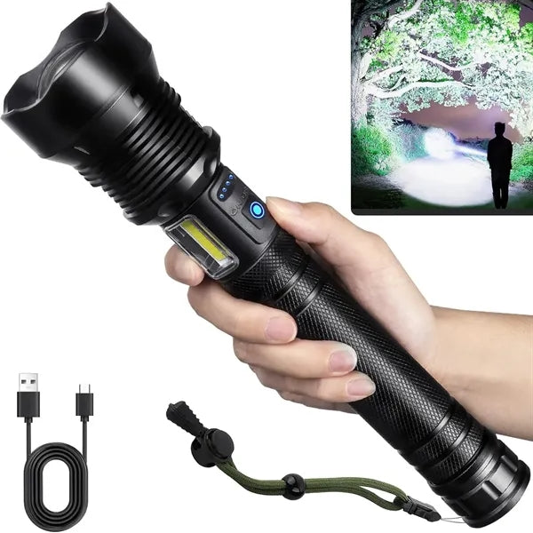 Powerful Super Bright Rechargeable Flashlight